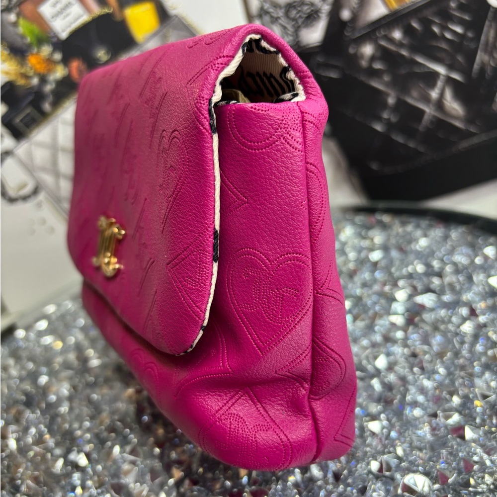 Juicy Couture Raspberry Tart Mini Wristlet NWT - Picture 8 of 13